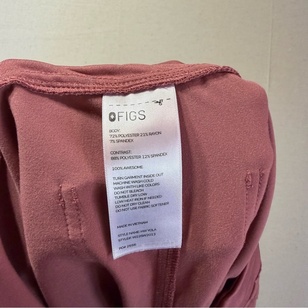 FIGS Dusty Rose Scrub Set ⚕️ XL Medical Uniform - Picture 12 of 13